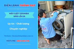 Máy giặt Toshiba báo lỗi EA