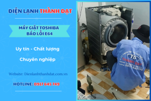 Máy giặt Toshiba báo lỗi E64